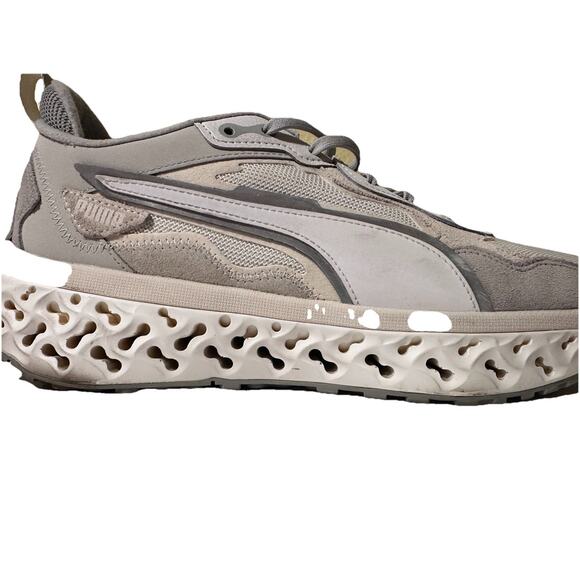 Size 10 MEN PUMA Xetic Sculpt Premium Sneaker - Nimbus Cloud-Harbor Mist - Picture 7 of 12